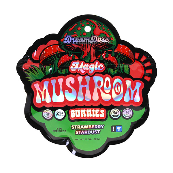 Dream Dose Magic Mushroom Gummies – Strawberry Stardust Flavor