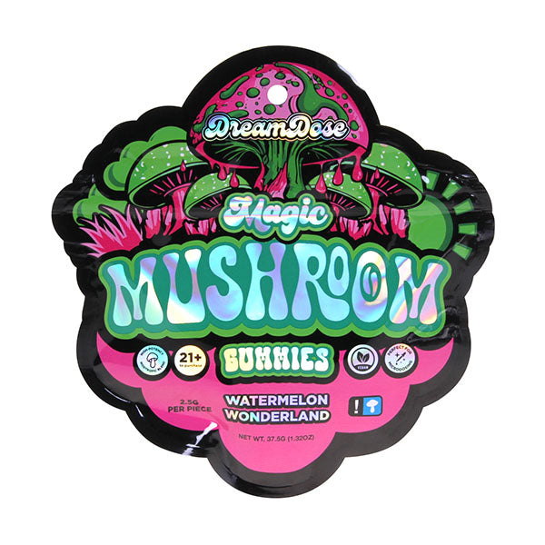 Dream Dose Magic Mushroom Gummies – Watermelon Wonderland Flavor