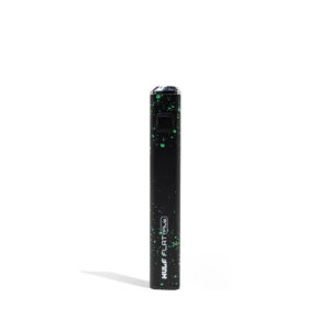 Flat Plus variable voltage 510 cartridge battery, slim black pen with glitter finish