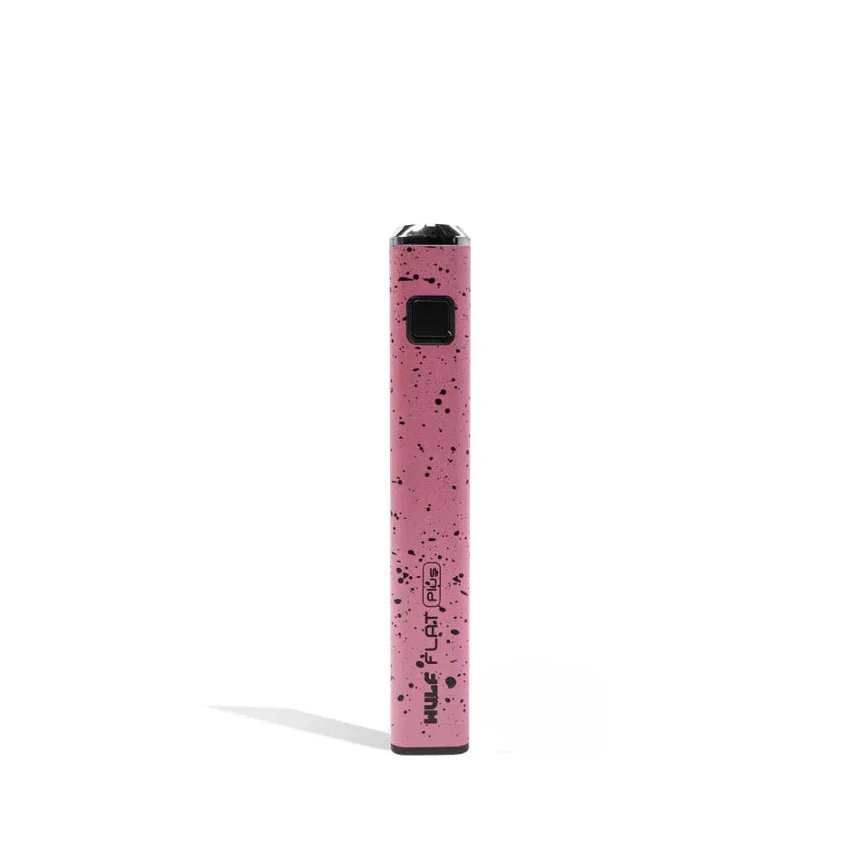 Flat Plus variable voltage 510 cartridge battery in pink with black speckle finish