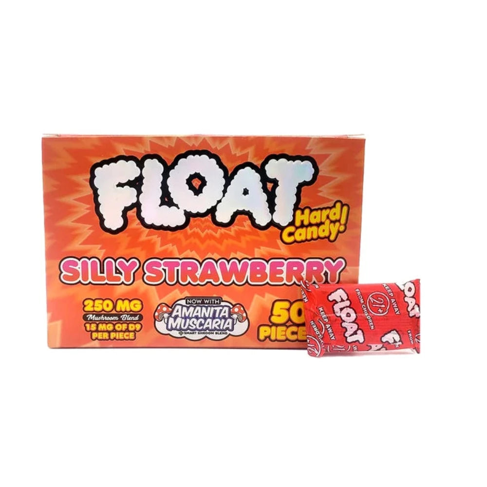 Float Mushroom Blend Hard Candy Strawberry