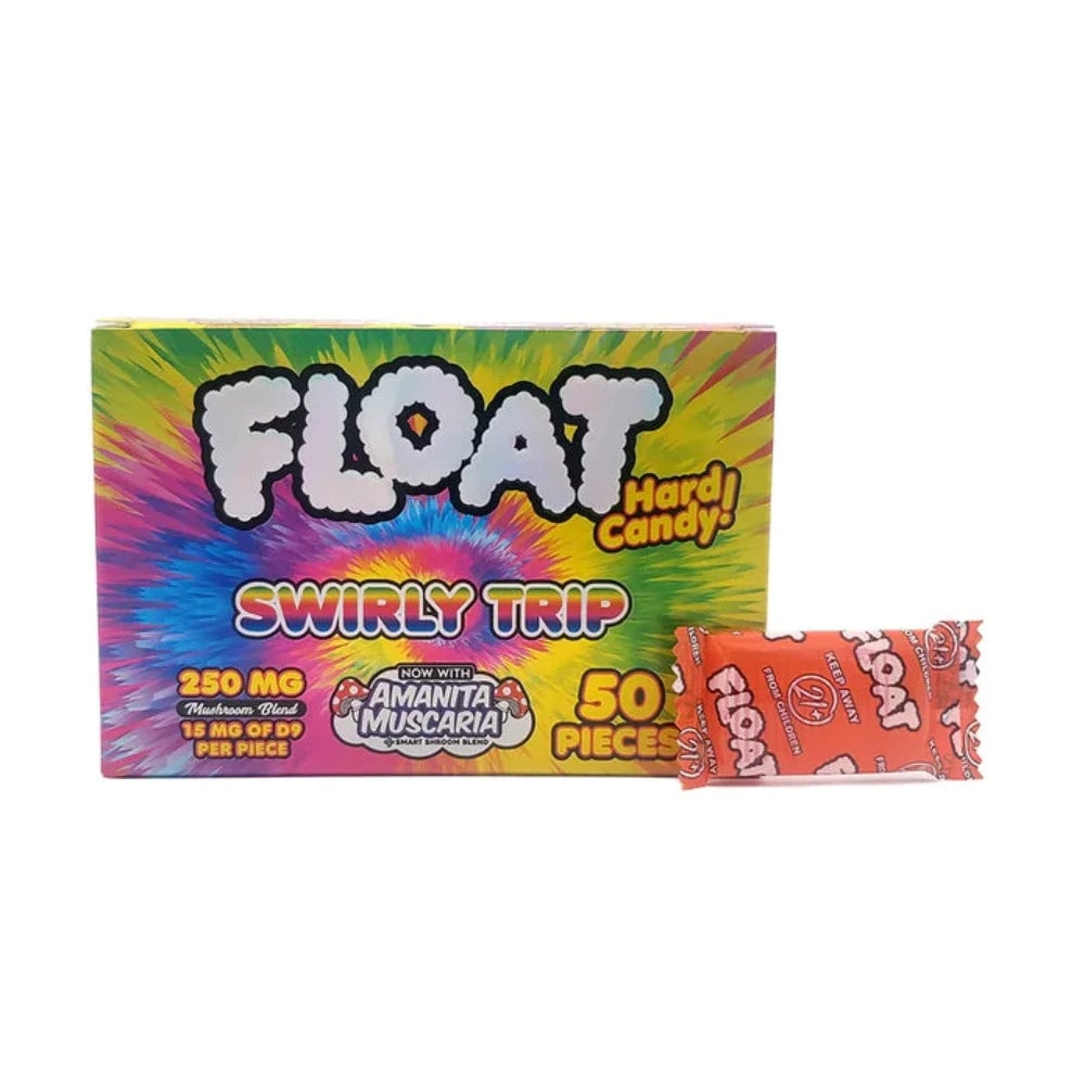 Float Mushroom Blend Hard Candy Swirly Trip