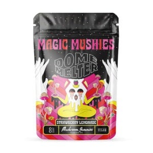 Hixotic Magic Mushies Dome Melter Mushroom Gummies 8ct – Strawberry Lemonade Flavor