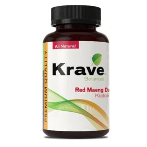 Krave Kratom Capsules Red Maeng Da  - 150ct