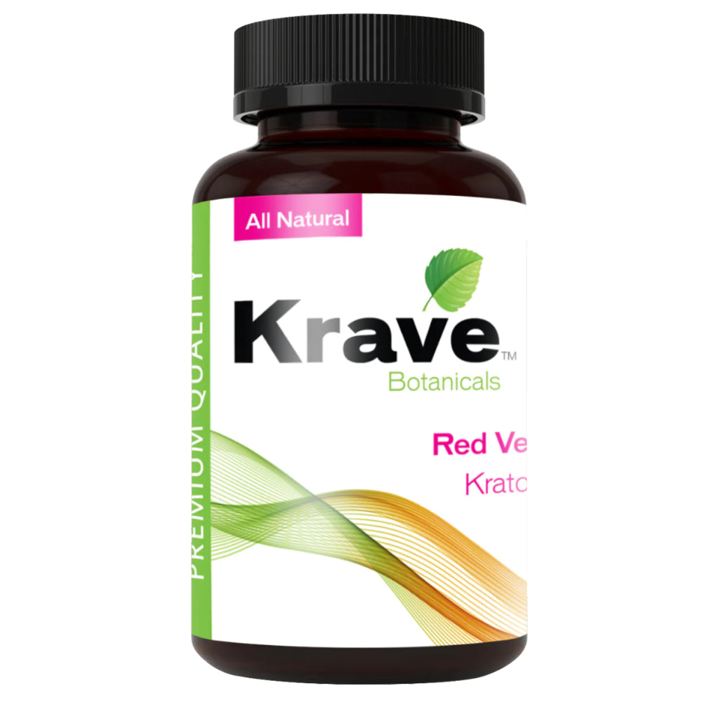 Krave Kratom Capsules Red Vein  - 150ct