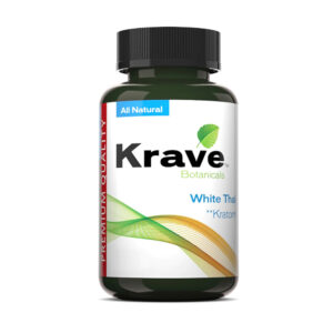 Krave Kratom Capsules White Thai  - 150ct