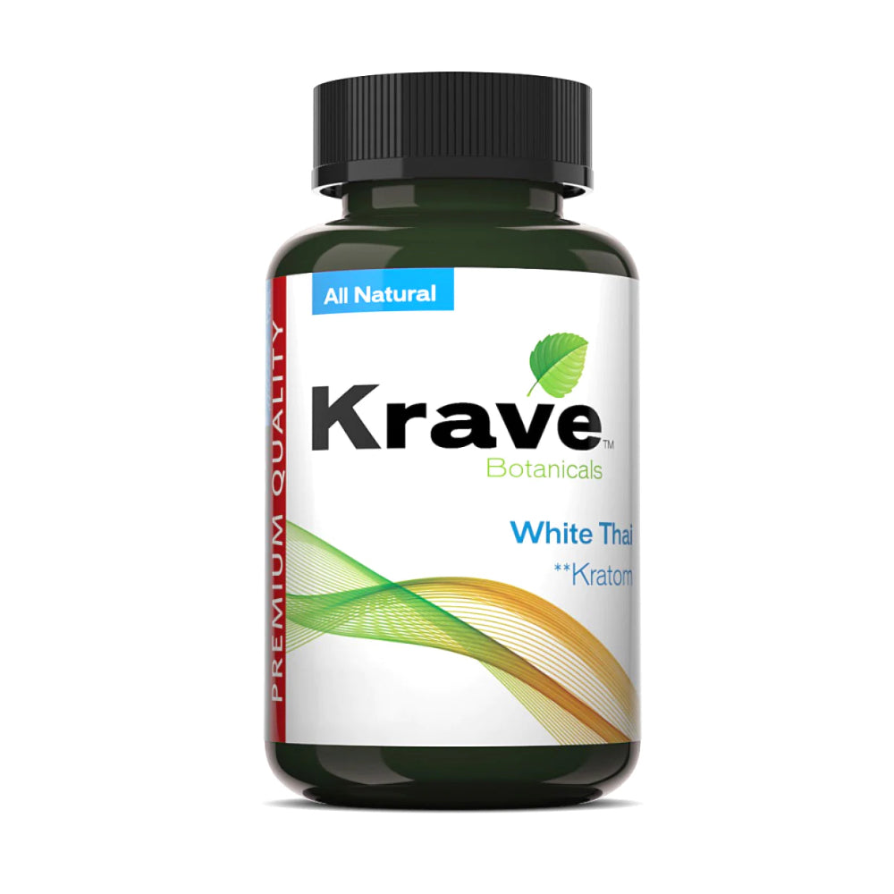 Krave Kratom Capsules White Thai  - 150ct
