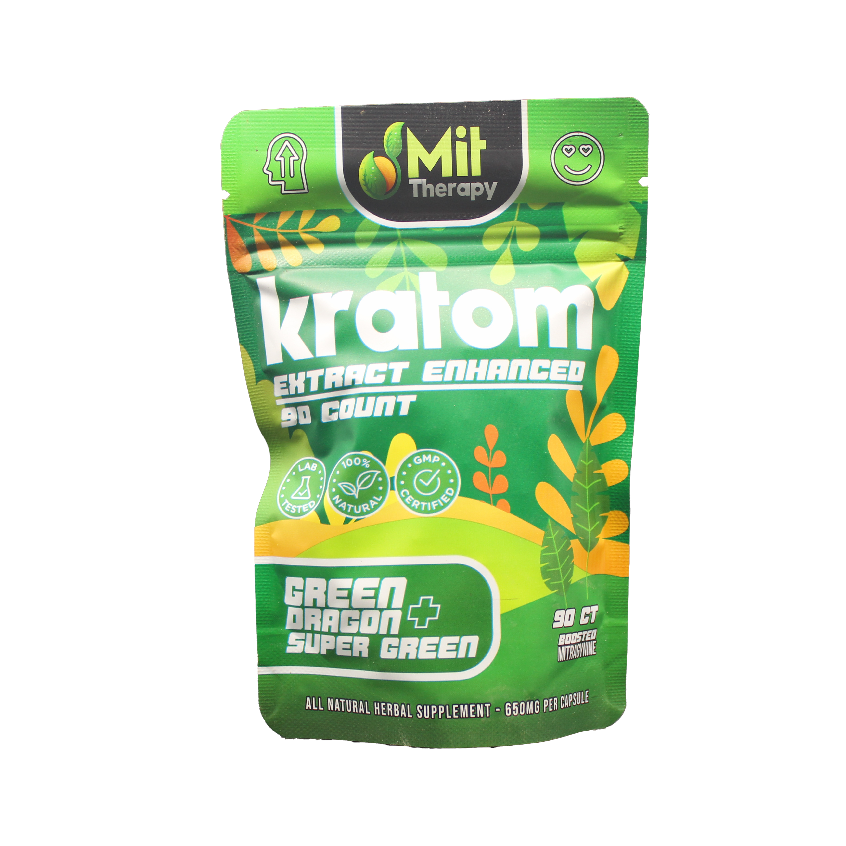 Mit Therapy Kratom Capsules Green Dragon - 90ct