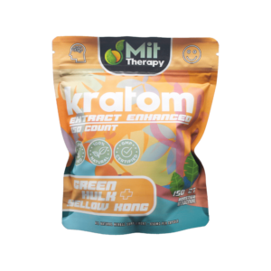 Mit Therapy Kratom Capsules Green Hulk Yellow Kong  - 150ct