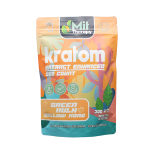 Mit Therapy Kratom Capsules Green Hulk Yellow Kong  - 300ct