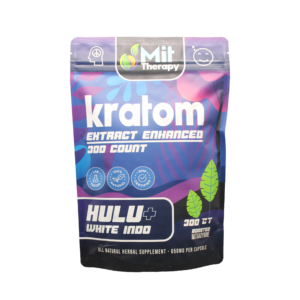 Mit Therapy Kratom Capsules Hulu White Indo  - 300ct
