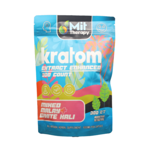 Mit Therapy Kratom Capsules Mixed Malay White Kali  - 300ct