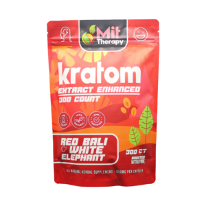 Mit Therapy Kratom Capsules Red Bali  - 300ct