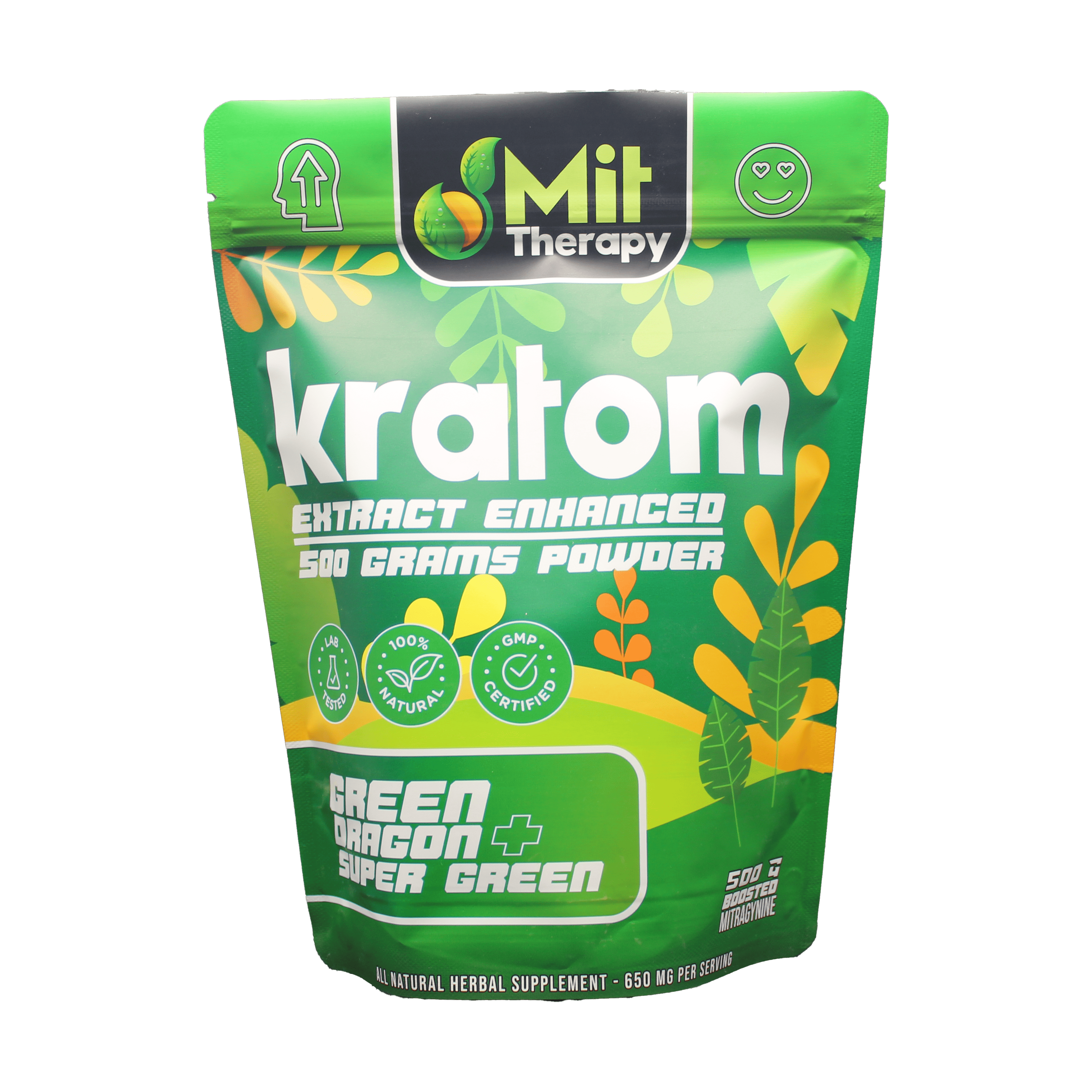 Mit Therapy Kratom Powder Green Dragon Super Green - 500gr