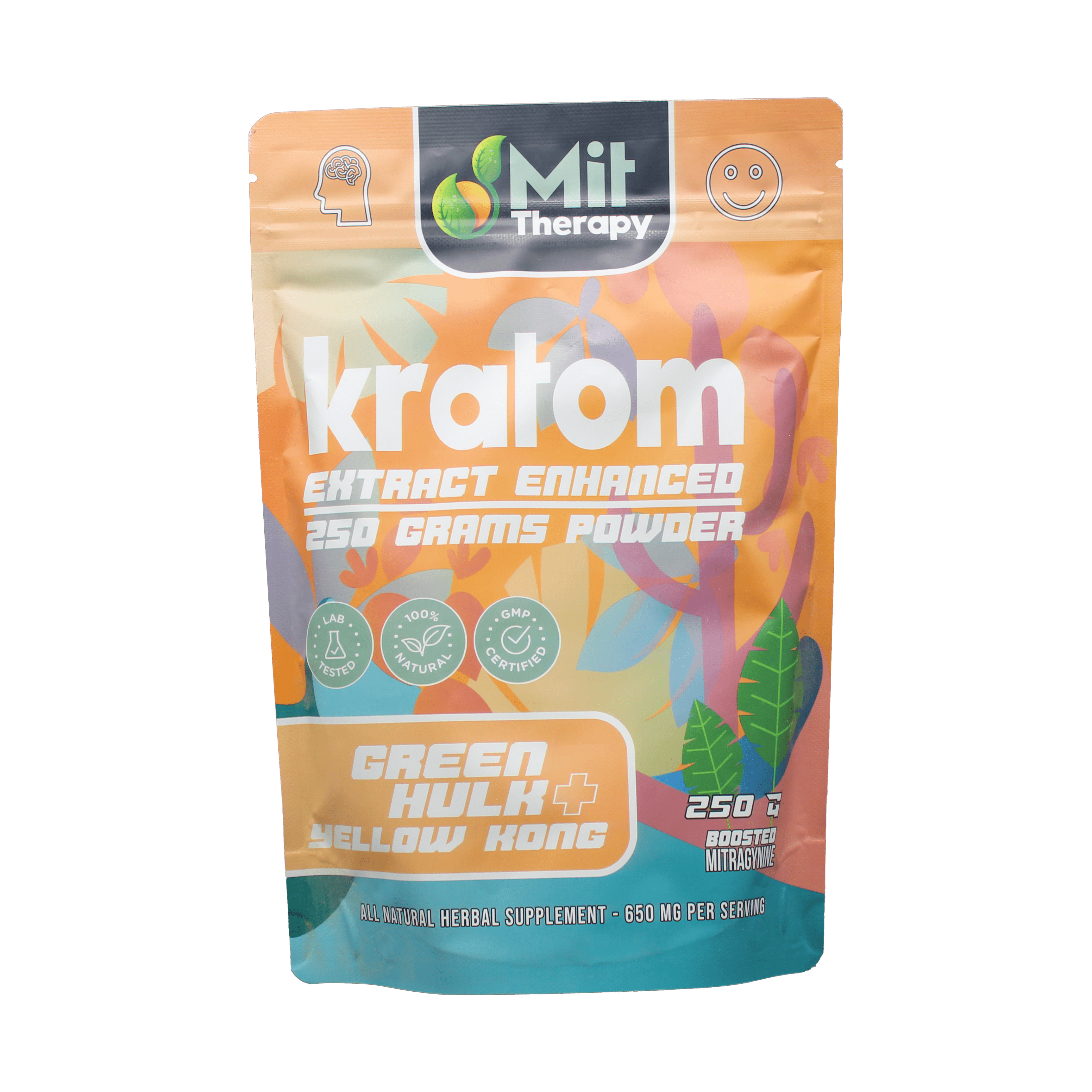 Mit Therapy Kratom Powder Green Hulk Yellow Kong - 250gr