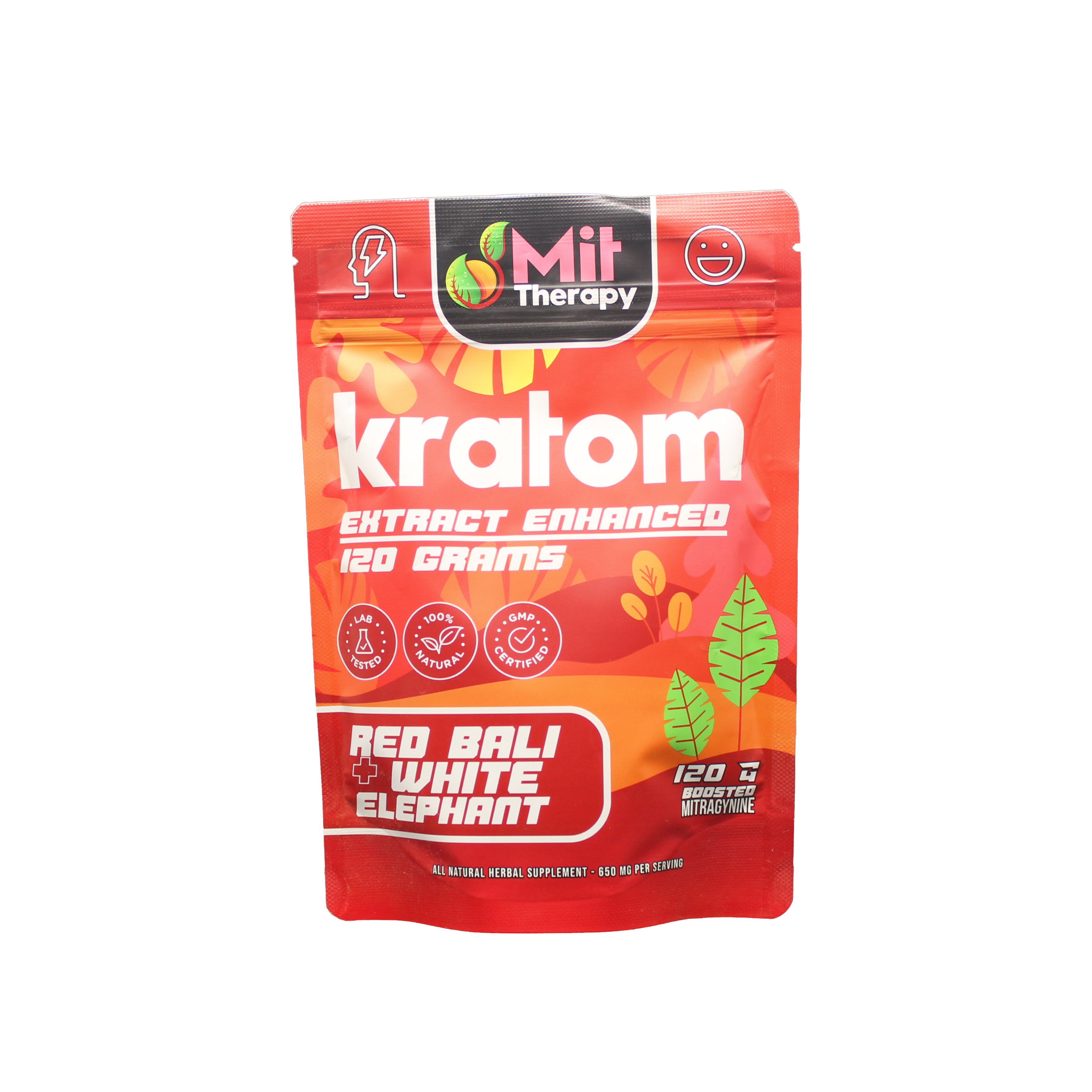 Mit Therapy Kratom Powder Red Bali White Elephant  - 120gr