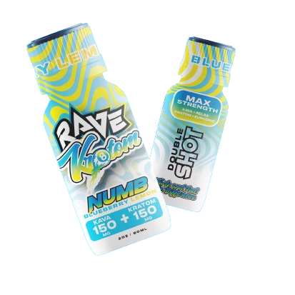 Products Rave Kratom Shots  - 2oz
