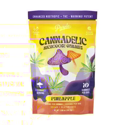 Purple Cannadelic Microdose Gummies (6000mg)