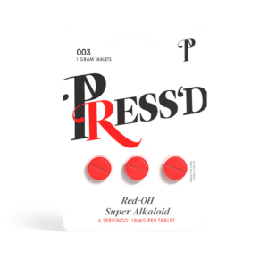 Press'd Red-OH Super Alkaloid Kratom Tablets