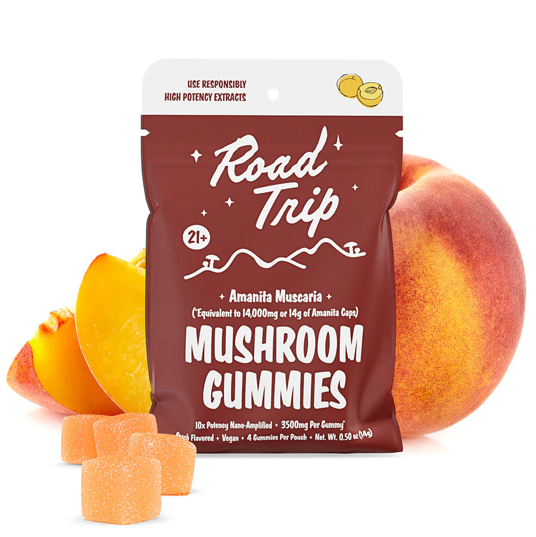 Road Trip Amanita Muscaria Mushroom Gummies ELYXR