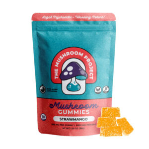 The Mushroom Project 6000mg Gummies – StrawMango Flavor