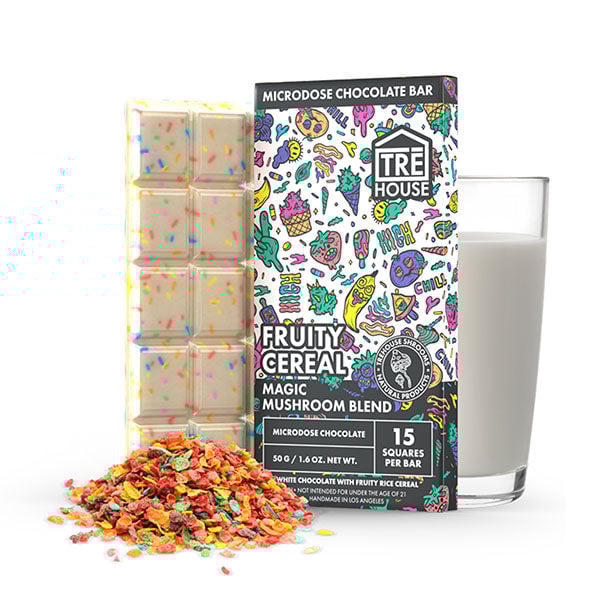 Tre House Magic Mushroom Chocolate Bar Fruity Cereal - 50g