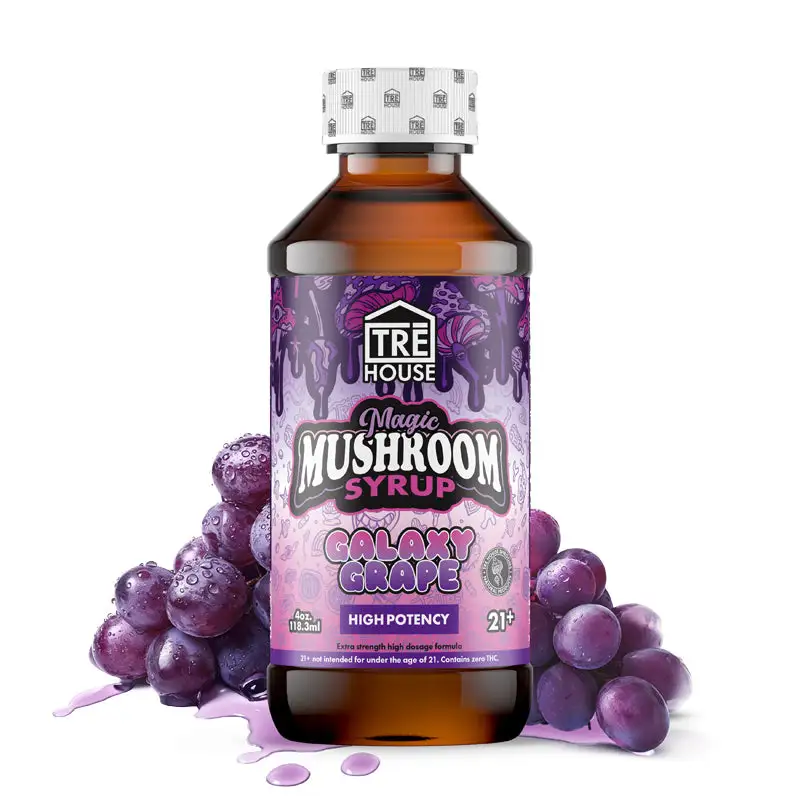 Tre House Magic Mushroom Syrup Galaxy Grape - High Potency