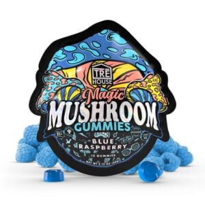 Tre House Magic Mushroom Gummies Blue Raspberry