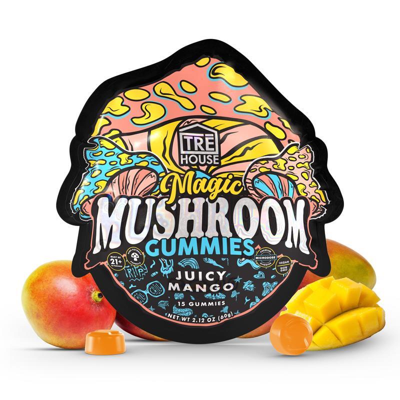 Tre House Magic Mushroom Gummies Juicy Mango