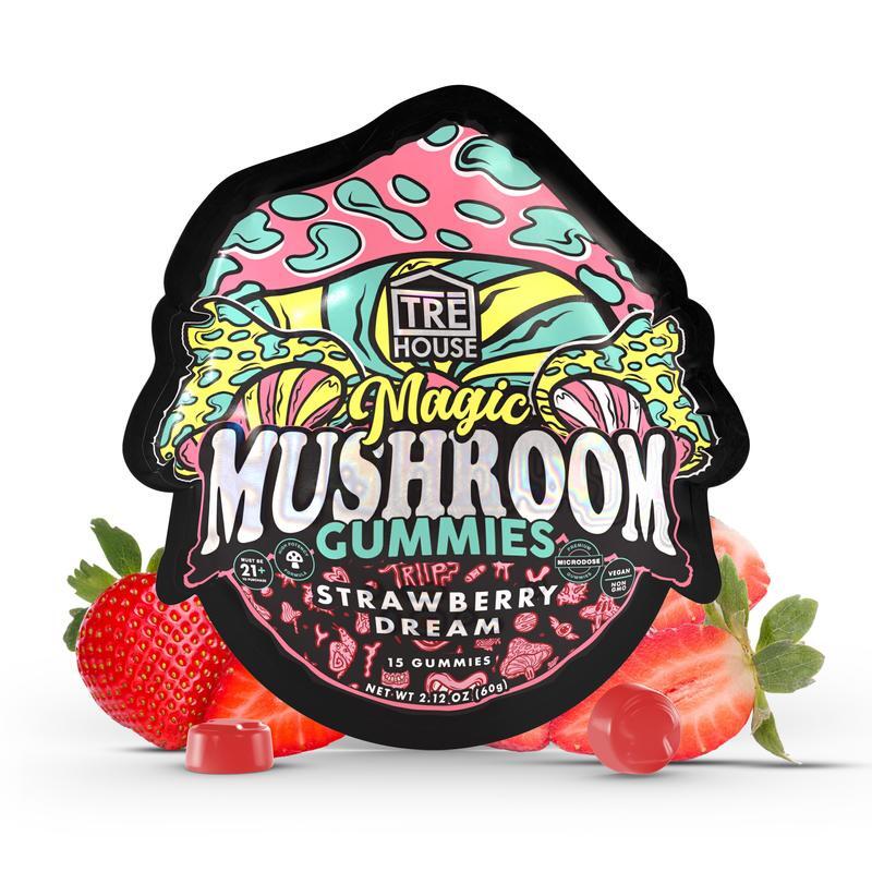 Tre House Magic Mushroom Gummies Strawberry