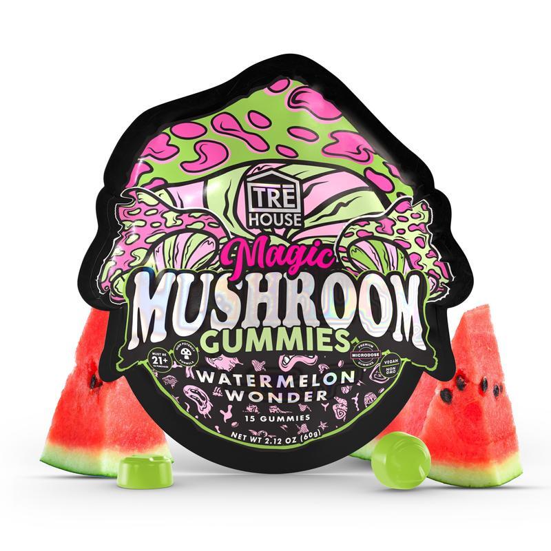 Tre House Magic Mushroom Gummies Watermelon Wonder