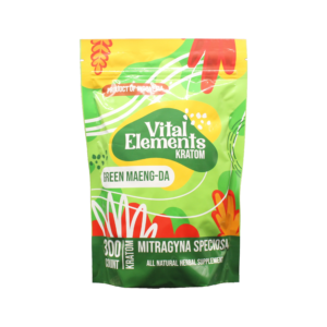 Vital Elements Kratom Capsules Green Maeng Da  - 300ct