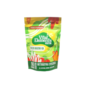 Vital Elements Kratom Capsules Green Maeng Da  - 90ct