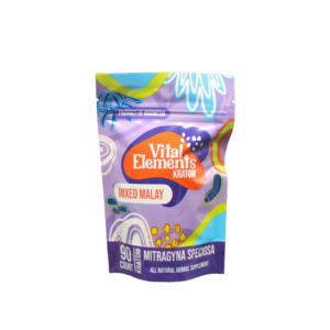 Vital Elements Kratom Capsules Mixed Malay  - 90ct