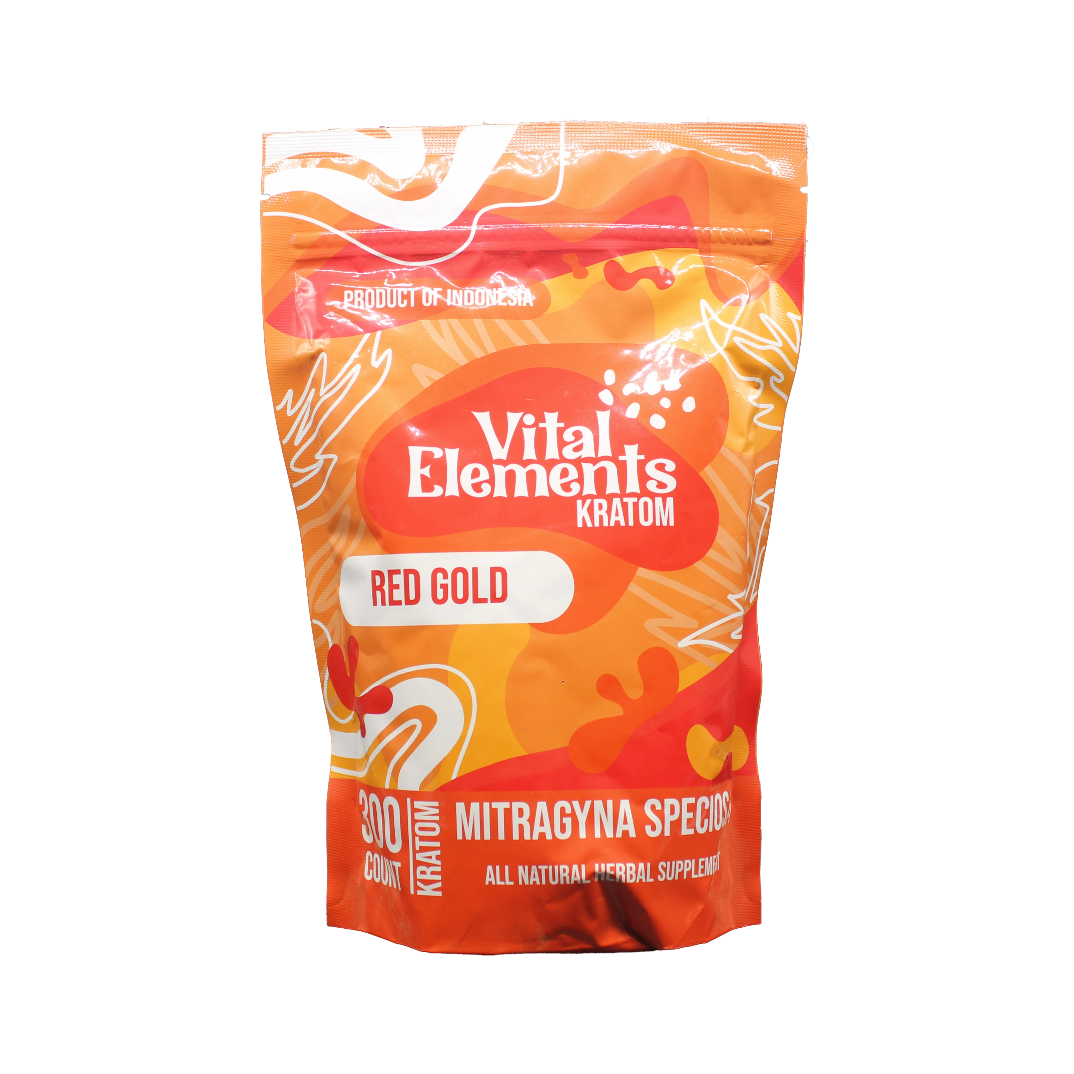 Vital Elements Kratom Capsules Red Gold