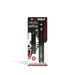 Wulf Mods ARI Slim concentrate kit in black with red spatter, boxed packaging
