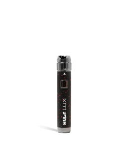 Wulf Mods LUX cartridge vaporizer pen in matte black, standing upright