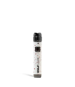 Wulf Mods LUX cartridge vaporizer pen in clear white finish, standing upright