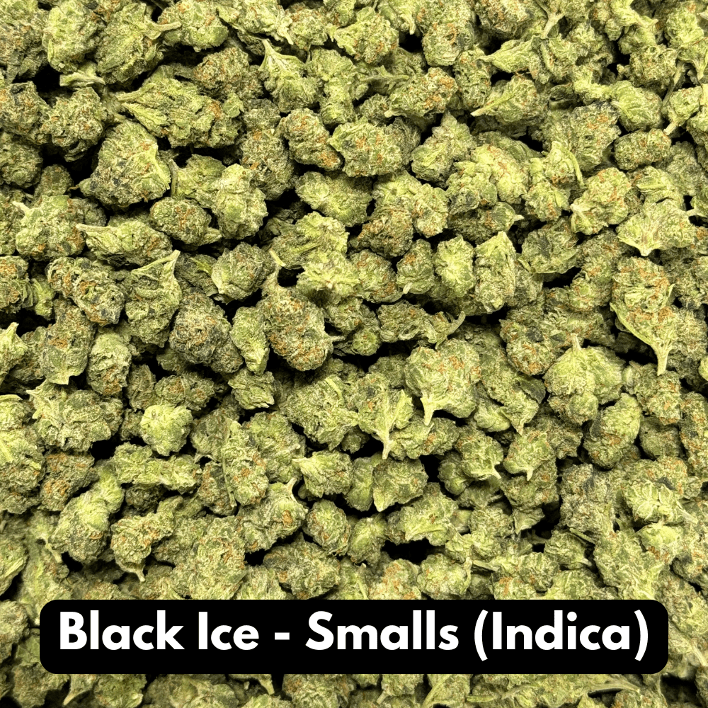 Buy Natural THC-A Flower Indica Black Ice Smalls