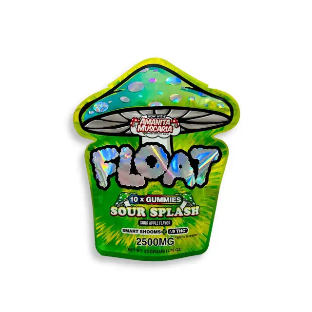 Float Mushroom Delta 9 Gummies Sour Splash 2500mg – Potent Sour-Flavor Edibles