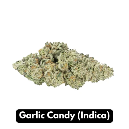 Natural THC-A Flower (Indica ~ Garlic Candy)