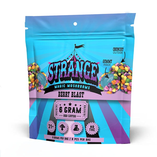 Strange magic mushroom nerd clusters 6g and 8 pcs per bag - Berry Blast