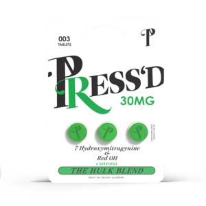 Press'd Hulk Blend (7-OH & Red OH) Kratom Tablets