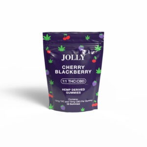 Buy Jolly 1:1 D9 Gummies - Cherry Blackberry - Hemp Derived Delta 9 THC