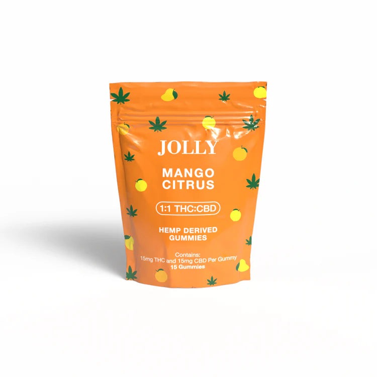 Buy Jolly 1:1 D9 Gummies - Mango Citrus - Hemp Derived Delta 9 THC