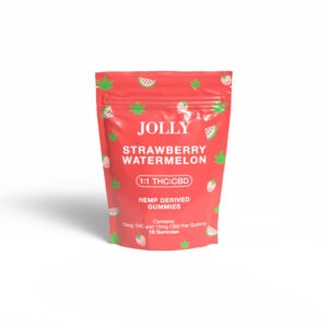 Buy Jolly 1:1 D9 Gummies - Strawberry Watermelon - Hemp Derived Delta 9 THC