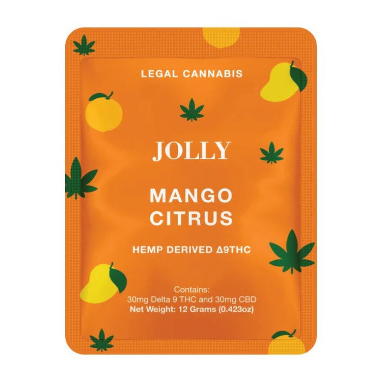 Buy Jolly 1:1 D9 Gummies - Mango Citrus - Hemp Derived Delta 9 THC