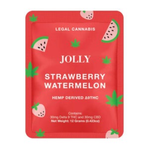 Buy Jolly 1:1 D9 Gummies - Strawberry Watermelon - Hemp Derived Delta 9 THC