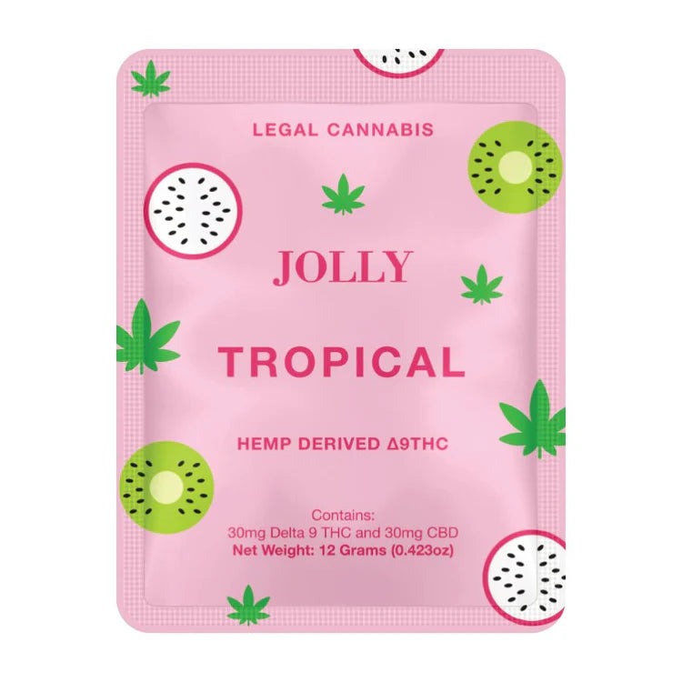 Buy Jolly 1:1 D9 Gummies - Tropical - Hemp Derived Delta 9 THC