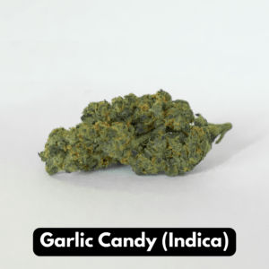 Natural THCA Flower - Garlic Candy Indica Strain
